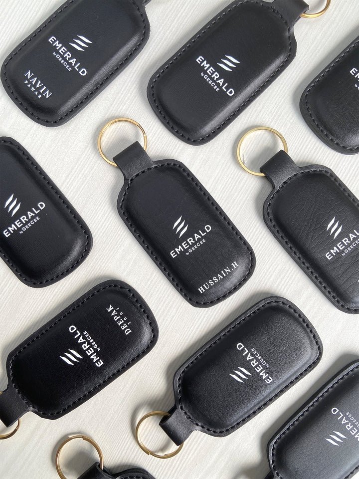 Customised Leather Keychain
