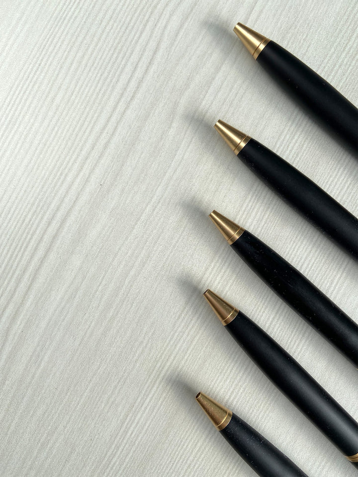 Customised Matte Black Pen
