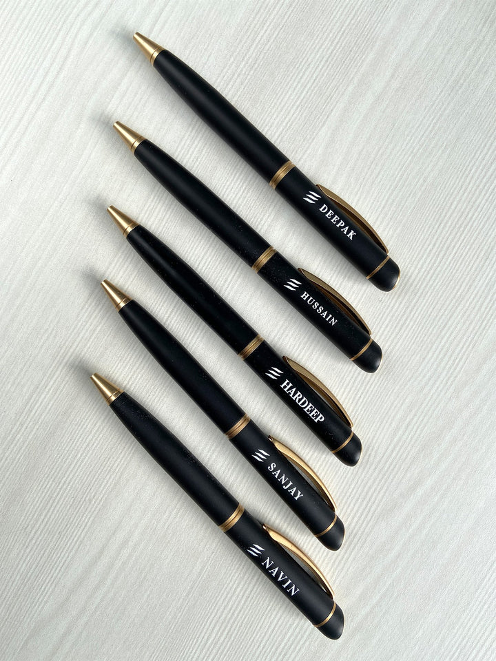 Customised Matte Black Pen