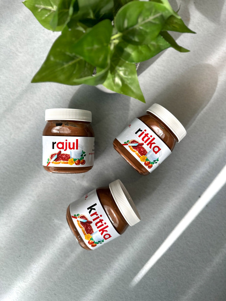 Customised Nutella Jars