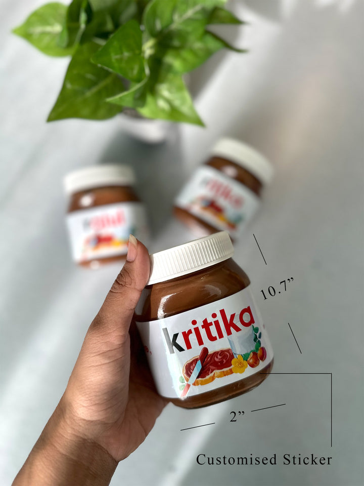 Customised Nutella Jars