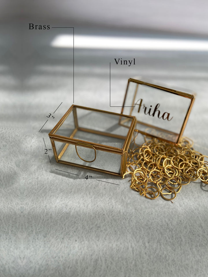 Gold Glass Box