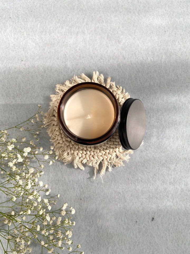 Million Wishes - Amber Jar Black Lid