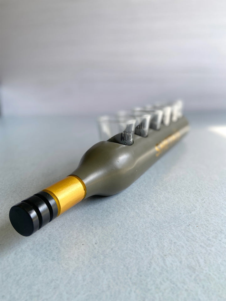 Shot Glass Holder with Glasses