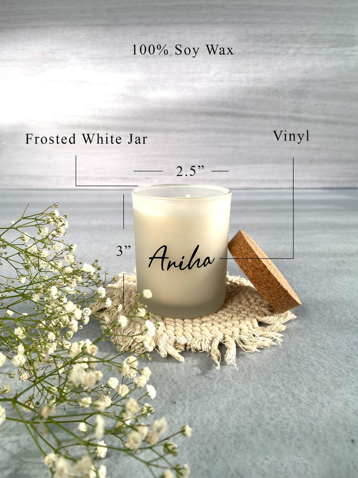 Watermelon- Frosted Jar Cork Lid