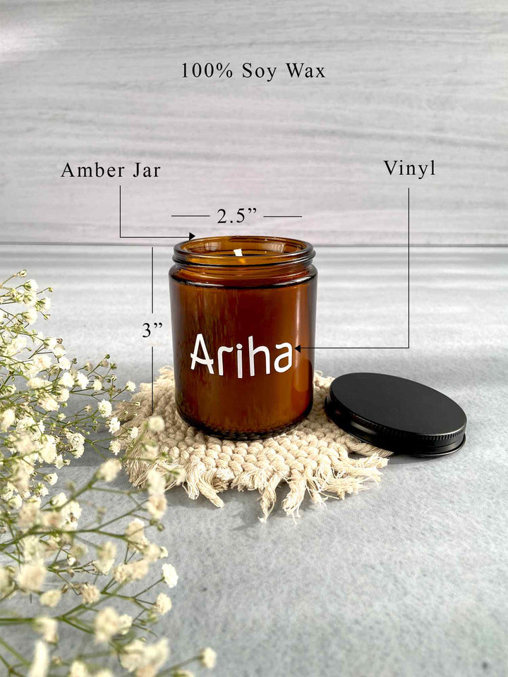 Million Wishes - Amber Jar Black Lid