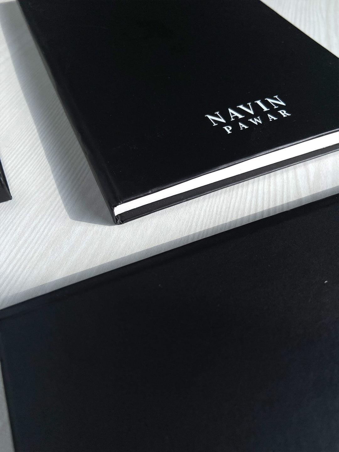 Matte Black Hardbound Diary